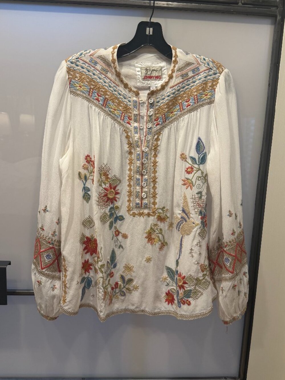 Johnny Was Silk Blouse